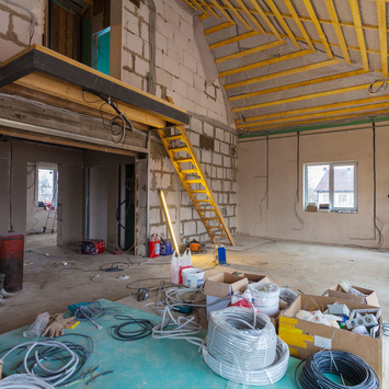 Chantier de maison LST près de Saint-Omer